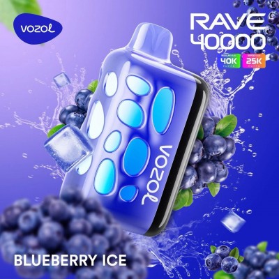 Vozol Rave 40000 Blueberry Ice Vozol Rave 40000 Blueberry Ice