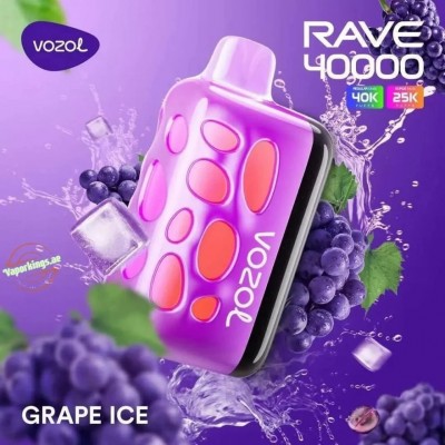Vozol Rave 40000 Grape Ice Vozol Rave 40000 Grape Ice