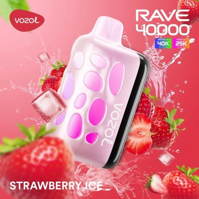Vozol Rave 40000 Strawberry Ice Vozol Rave 40000 Strawberry Ice